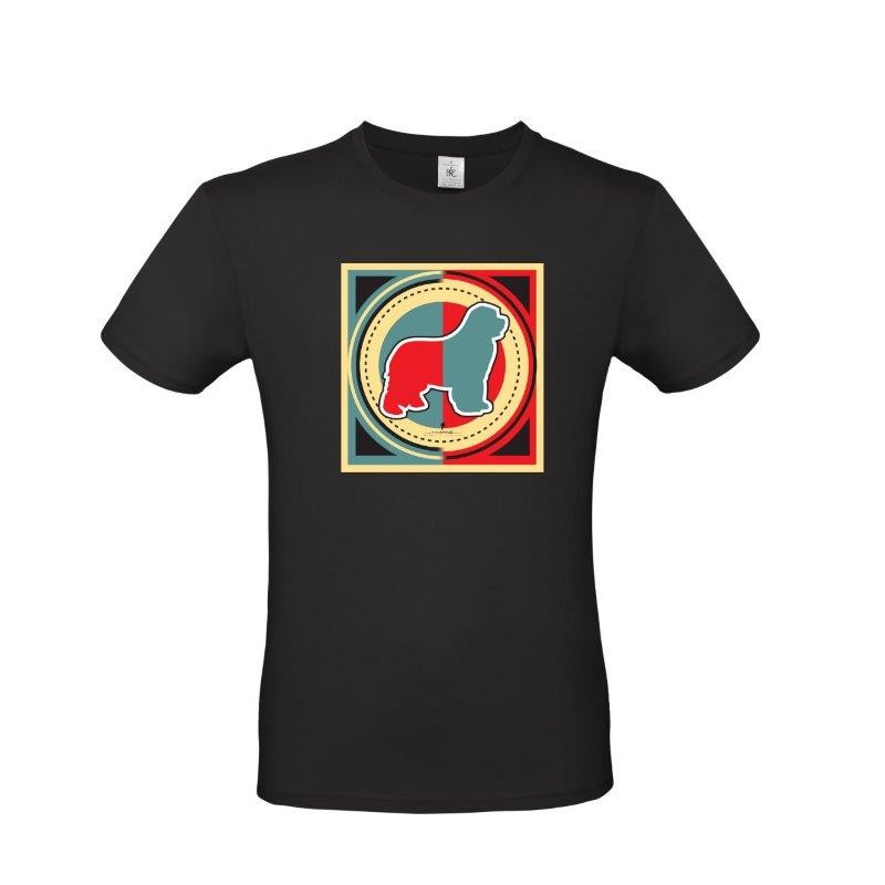 T-Shirt uomo cane Terranova - grafica Newfy Industrial T-Shirt uomo cane Terranova - grafica Newfy Industrial