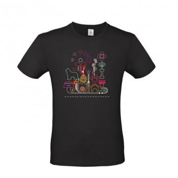 T-Shirt uomo cane Terranova - grafica Newfy Passion 2