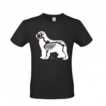 T-Shirt uomo cane Terranova - grafica Newfy X-Ray