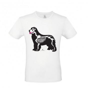 T-Shirt uomo cane Terranova - grafica Newfy X-Ray