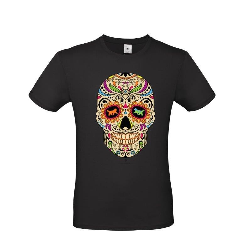 T-Shirt uomo con grafica cane Terranova - La noche de los muertos 2 T-Shirt uomo con grafica cane Terranova - La noche de los muertos 2