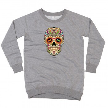Felpa lunga da donna con grafica cane Terranova - Newfy La noche de los muertos 2