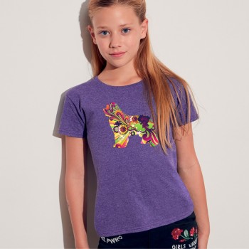 T-Shirt bimba con grafica Terranova Newfy Vintage