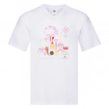 T-Shirt bimbo con grafica Terranova Newfy Passion 2