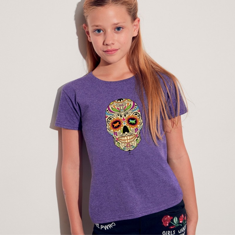 T shirt bimba con grafica cane Terrranova Newfy La noche de los muertos 2