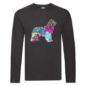 T-Shirt a maniche lunghe bambini con grafica Terranova Newfy Cartoon