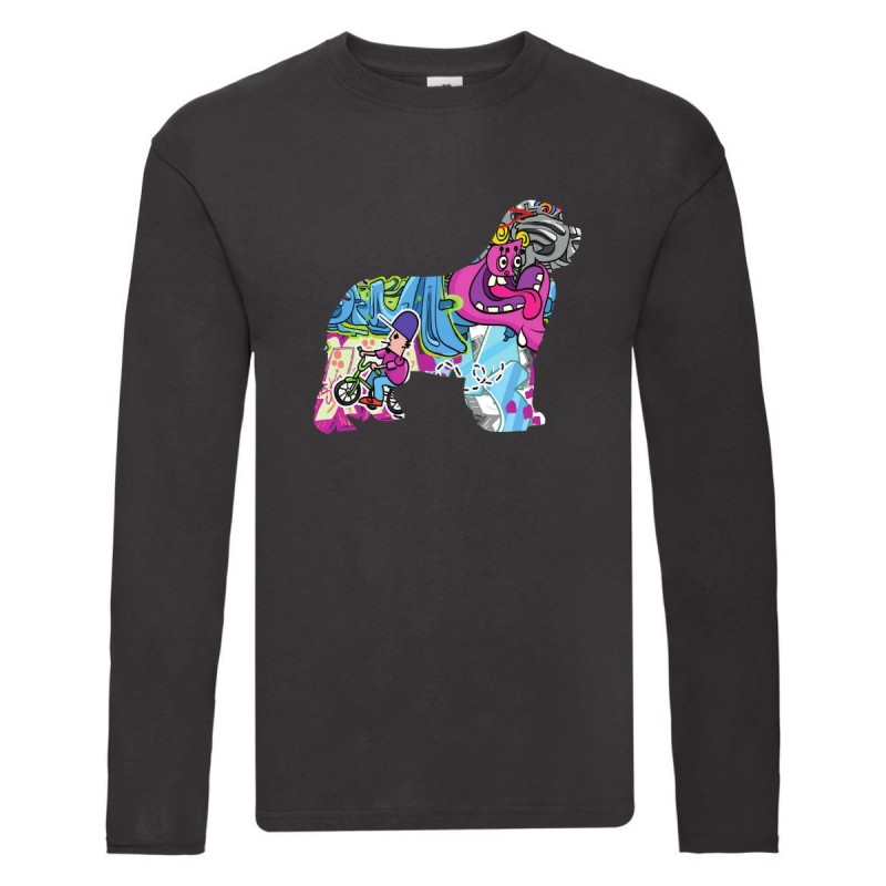T-Shirt a maniche lunghe bambini con grafica Terranova Newfy Cartoon T-Shirt a maniche lunghe bambini con grafica Terranova Newfy Cartoon