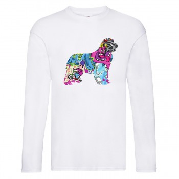 T-Shirt a maniche lunghe bambini con grafica Terranova Newfy Cartoon