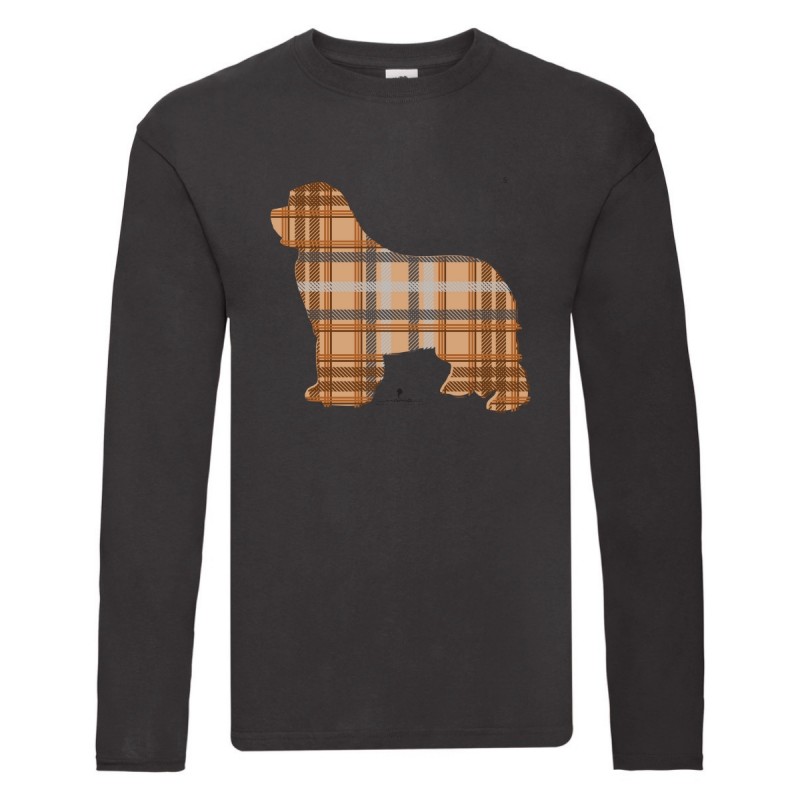 T-Shirt a maniche lunghe bambini con grafica Terranova Newfy Tartan T-Shirt a maniche lunghe bambini con grafica Terranova Newfy Tartan