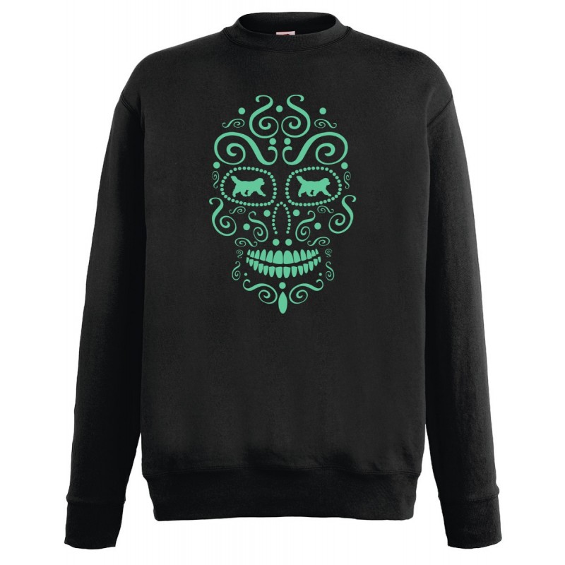 Felpa girocollo bambini con grafica Cane Terranova Newfy La noche de los muertos 1 Felpa girocollo bambini con grafica Cane Terranova Newfy La noche de los muertos 1
