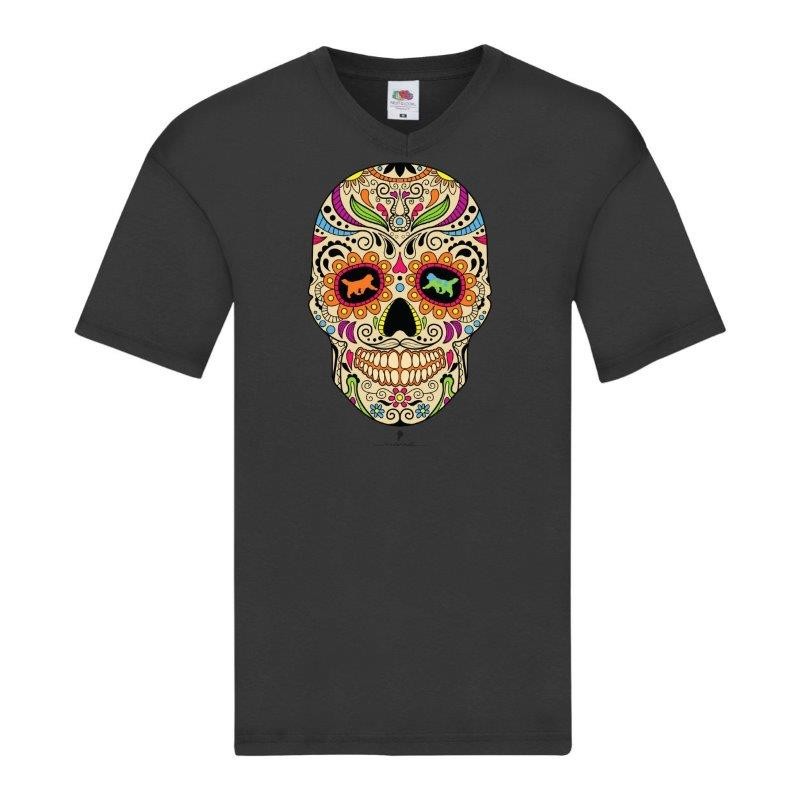 T-shirt scollo a V con grafica Terranova Newfy la noche de los muertos 2 T-shirt scollo a V con grafica Terranova Newfy la noche de los muertos 2