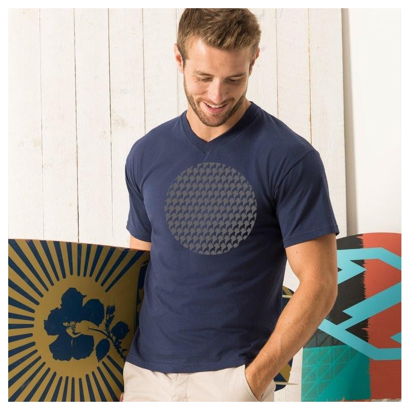 T-shirt scollo a V con grafica Terranova Newfy Optical T-shirt scollo a V con grafica Terranova Newfy Optical
