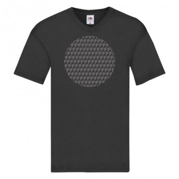 T-shirt scollo a V con grafica Terranova Newfy Optical