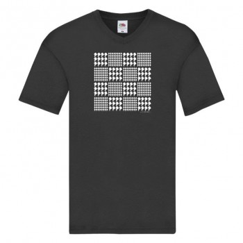 T-shirt scollo a V con grafica Terranova Newfy Prince of Wales
