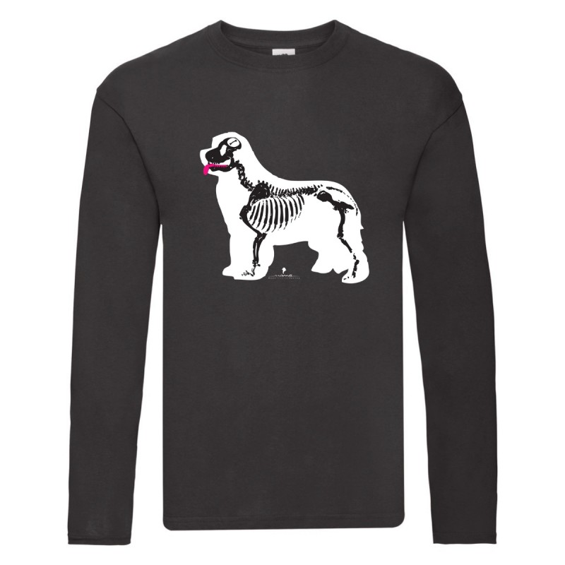 T-shirt manica lunga con grafica cane Terranova Newfy X-Ray T-shirt manica lunga con grafica cane Terranova Newfy X-Ray