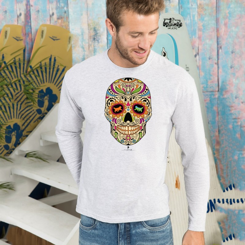T-shirt manica lunga con grafica cane Terranova Newfy la noche de los muertos 2 T-shirt manica lunga con grafica cane Terranova Newfy la noche de los muertos 2