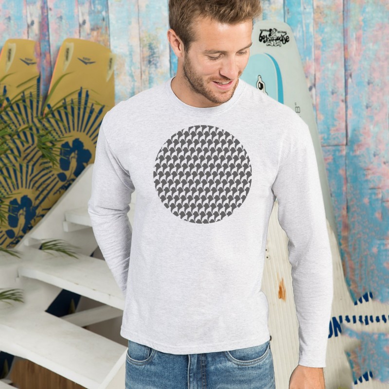 T-shirt manica lunga con grafica cane Terranova Newfy optical T-shirt manica lunga con grafica cane Terranova Newfy optical