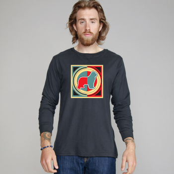 T-shirt manica lunga Superstar con grafica cane Terranova Newfy Industrial