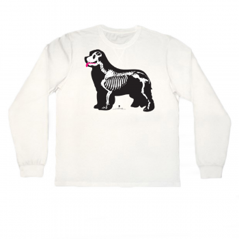 T-shirt manica lunga Superstar con grafica cane Terranova Newfy X-Ray