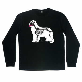 T-shirt manica lunga Superstar con grafica cane Terranova Newfy X-Ray