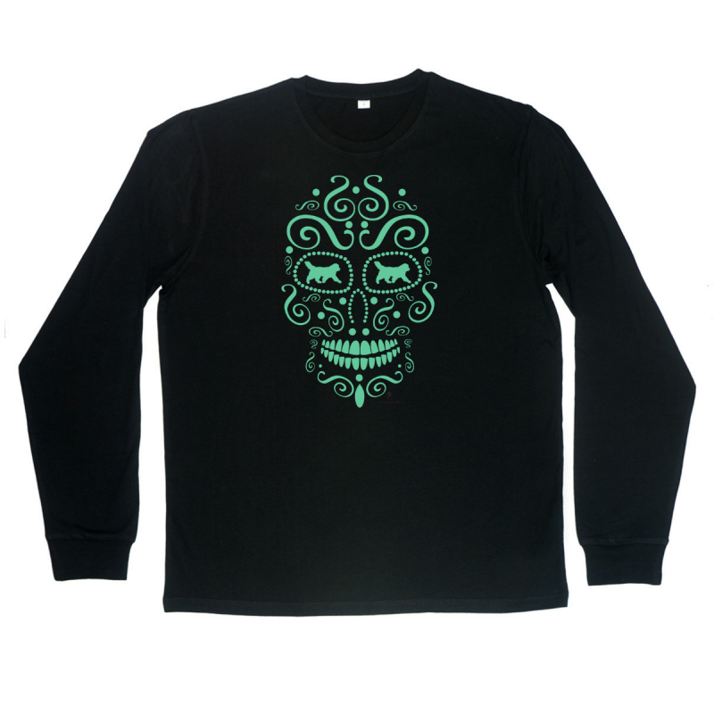 T-shirt manica lunga Superstar con grafica cane Terranova la noche de los muertos 1 T-shirt manica lunga Superstar con grafica cane Terranova la noche de los muertos 1