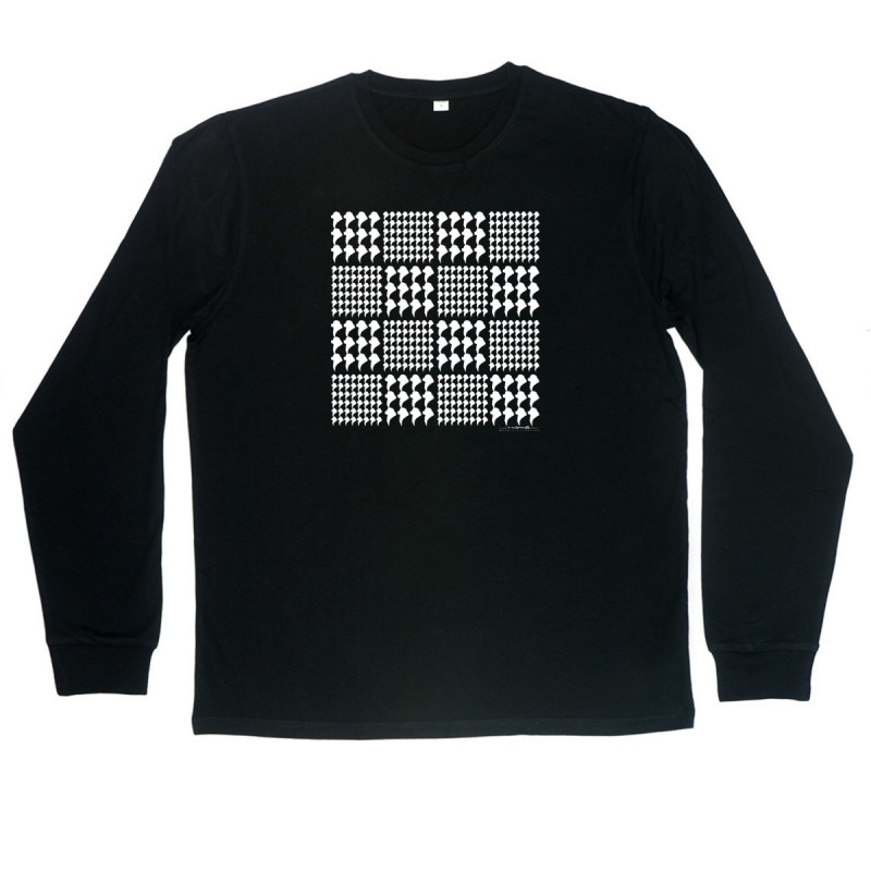 T-shirt manica lunga Superstar con grafica cane Terranova Prince of Wales T-shirt manica lunga Superstar con grafica cane Terranova Prince of Wales