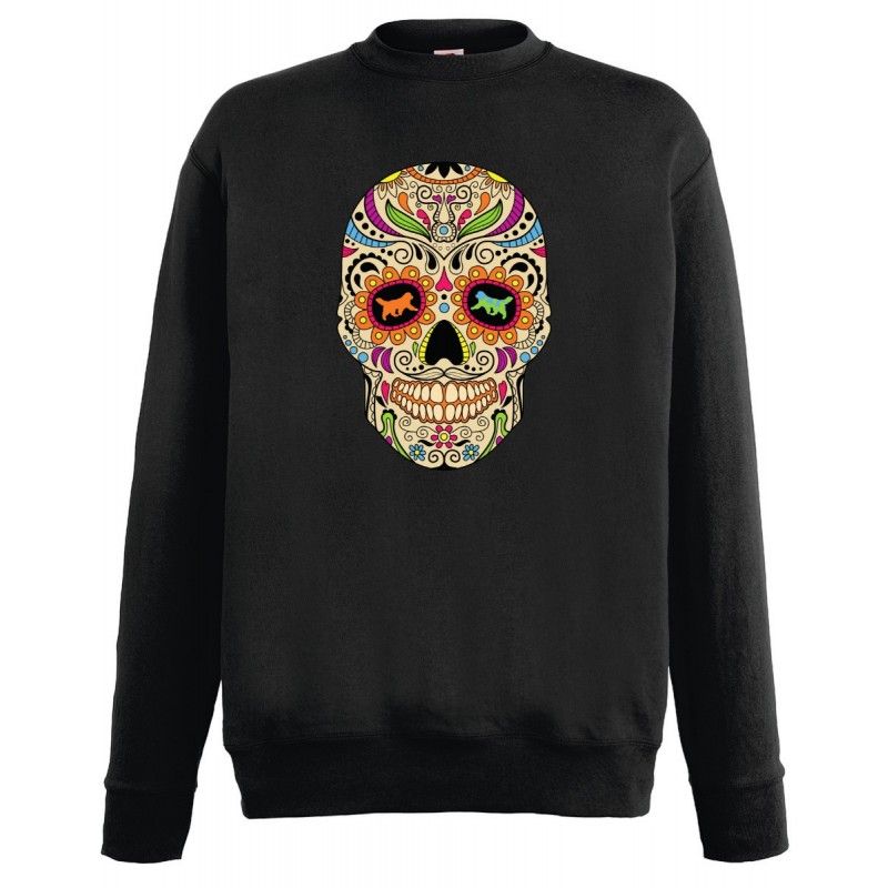 Felpa leggera da uomo con grafica cane Terranova Newfy la noche de los muertos 2 Felpa leggera da uomo con grafica cane Terranova Newfy la noche de los muertos 2