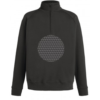 Felpa leggera con zip da uomo con grafica cane Terranova Newfy Optical