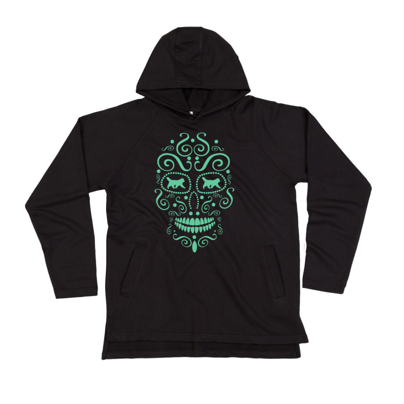 Felpa uomo leggera con cappuccio con grafica cane Terranova Newfy la noche de los muertos 1 Felpa uomo leggera con cappuccio con grafica cane Terranova Newfy la noche de los muertos 1