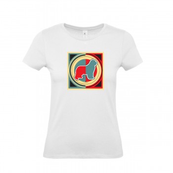 T-Shirt donna cane Terranova - grafica Newfy Industrial
